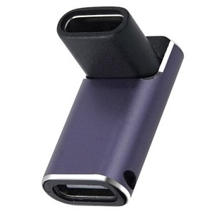 YTEK USB4 Gen3x2 240W 40Gbps 8K OTG C타입 90도 F/F 연장 젠더