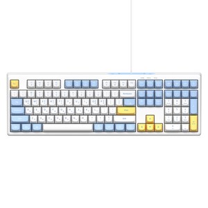 앱코 저소음 풀배열 멤브레인 108키 유선 키보드