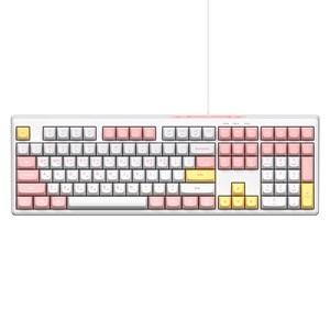 앱코 저소음 풀배열 멤브레인 108키 유선 키보드