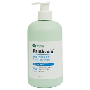 그린핑거 판테딘 더마 저자극 탑투토 올인원 워시, 500ml, 1개
