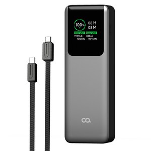 오아 퀵차지탱크 PD 대용량 100W 고속충전 보조배터리 20000mAh