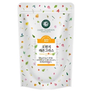 제임스티스푼 오렌지 레몬 그라스, 3.5g, 30개입, 1개
