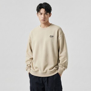 지프스피릿 남녀공용 패셔너블 코튼 라운드넥 맨투맨