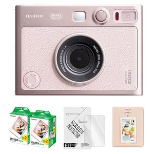 인스탁스 미니EVO 즉석카메라 젠틀로즈 + 미니필름 40p + 액정보호필름 + 2단 앨범 랜덤발송 세트