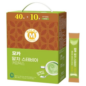 모카씨엔티 모카 말차 스테비아 커피믹스, 50개입, 13g, 1개