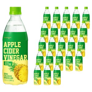 웅진 애사비 파인애플, 500ml, 24개