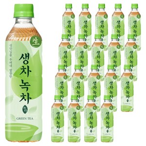 웅진 생차 녹차, 500ml, 20개