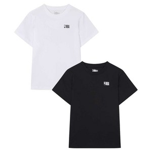 NBA키즈 스몰 로고 티셔츠 2p