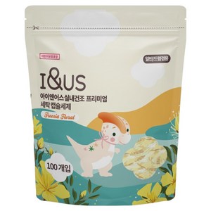 아이앤어스 실내건조 프리미엄 세탁캡슐세제 프리지아향, 100개입, 1개