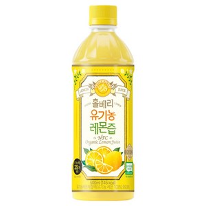 홀베리 유기농 레몬즙 페트, 500ml, 1개