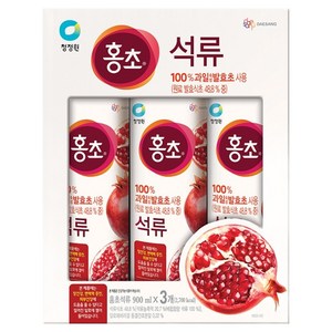 홍초 석류, 900ml, 3개