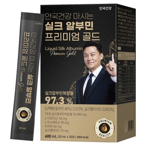 안국건강 마시는 실크 알부민 프리미엄 골드 30p, 600ml, 1개