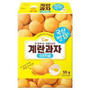 청우식품 계란과자 오리지널, 55g, 1개
