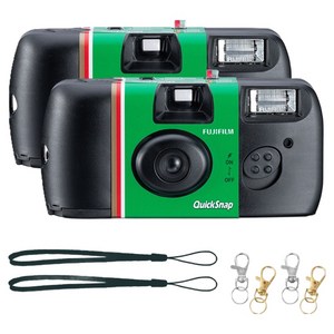 후지필름 퀵스냅 2p DIY필름통 키링고리 4p 핸드스트랩 2p