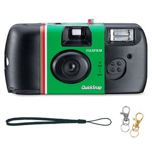 후지필름 퀵스냅 + DIY필름통 키링고리 2p + 핸드스트랩 세트