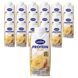얼티브 프로틴 바나나, 250ml, 18개