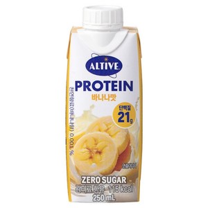 얼티브 프로틴 바나나, 250ml, 1개