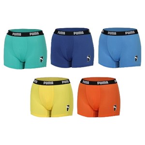 푸마키즈 주니어 아동용 레인보우 요일 드로즈 팬티 5종 세트