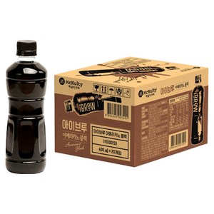 맥널티커피 아이브루 아메리카노 블랙커피 무라벨, 400ml, 20개