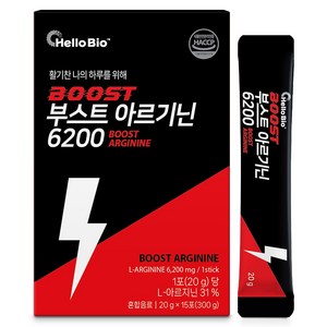 헬로바이오 부스트 아르기닌 6200, 300g, 1개