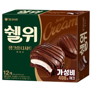 오리온 쉘위 카카오, 408g, 1개