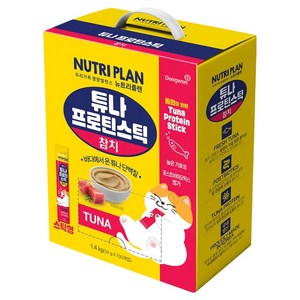 동원뉴트리플랜 고양이 튜나 프로틴 스틱, 참치, 1.4kg, 1개