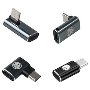 컴스 Type C 꺾임 iOS 8핀 to C타입 PD충전 27W 9V3A 고속충전 변환젠더