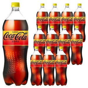 코카콜라 제로 레몬, 1.5L, 12개