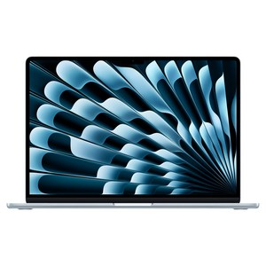 Apple 맥북 에어 15 M4 스카이 블루, M4 10코어, 256GB, 16GB, MAC OS, 2025.03