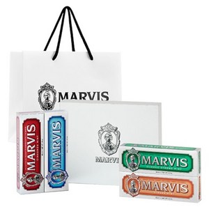 마비스 치약 127g x 4종 세트 + 쇼핑백