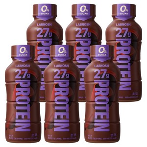 랩노쉬 프로틴 드링크 퍼펙트 초코, 350ml, 6개