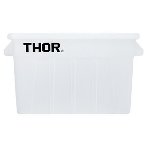 THOR CONTAINER 토르컨테이너 토트박스 75L, 반투명, 1단, 1개