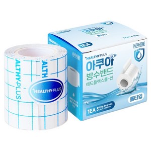 헬씨플러스 아쿠아 롤타입 잘라쓰는 투명 방수 밴드, 5cm x 3m, 1개입, 1개