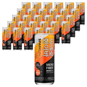 미에로화이바 스파클링제로슈가 캔, 250ml, 30개