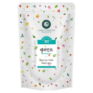 제임스티스푼 페퍼민트, 1g, 30개입, 1개