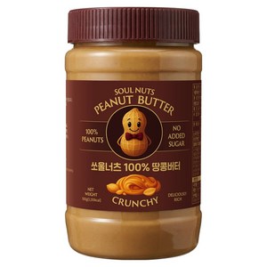 쏘울너츠 땅콩버터 크런치, 500g, 1개
