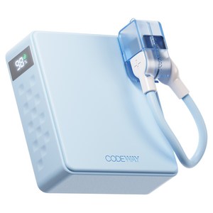 코드웨이 미니 고속충전 보조배터리 10000mAh + C타입 초고속충전 케이블