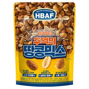 바프 추억의 땅콩믹스, 300g, 1개