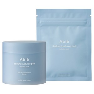아비브 수분초 히알루론 패드 하이드레이팅 터치 165ml 75p + 10p 세트, 165ml, 1세트