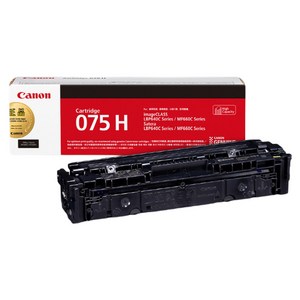 캐논 CRG-075H Y 대용량 정품 토너