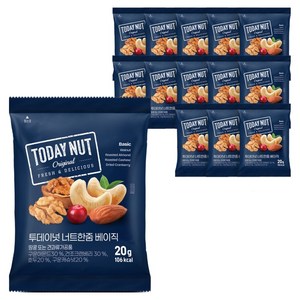 투데이넛 2주플랜 너트한줌 베이직, 20g, 14개
