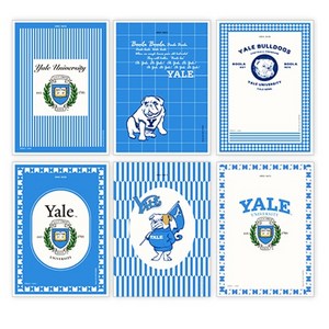 예일 오픈 클래식 국내 제조 유선노트 6종 세트, 혼합색상, 1세트