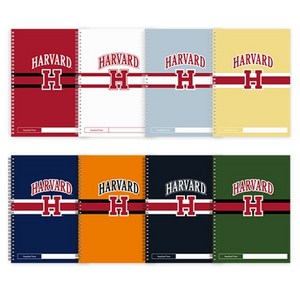 하버드 스탠다드 국내 제조 스프링 노트 8종 세트, 혼합색상, 1세트