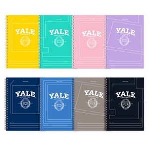 예일 포커스 국내 제조 스프링 노트 8종 세트, 혼합색상, 1세트