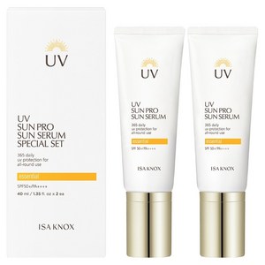 이자녹스 UV선프로 365 에센셜 선 세럼 SPF50+ PA++++, 40ml, 2개