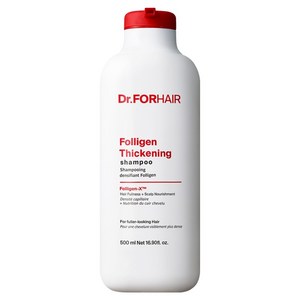 닥터포헤어 폴리젠 씨크닝 저자극 볼륨 강화 탈모샴푸 허브플로럴향, 500ml, 1개