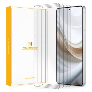 모란카노 플래쉬 강화유리 휴대폰 액정보호필름 4p 세트 투명