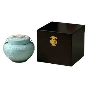 비엣꿀 도자기 목함 아카시아 꿀 선물 세트 1kg + 쇼핑백, 1kg, 1세트