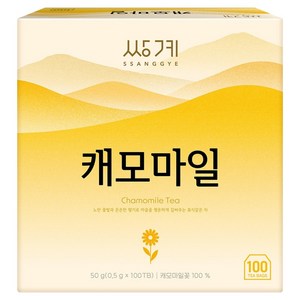쌍계명차 캐모마일, 500mg, 100개입, 1개