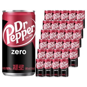 닥터페퍼 제로 탄산음료, 190ml, 30개